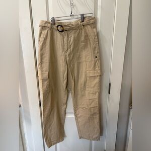 Women’s Roxy Casual Cargo Pants in tan 32”waist